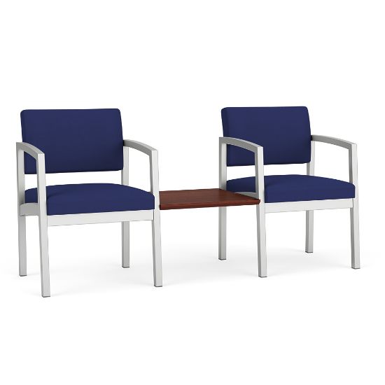 Picture of Lenox Steel 2 Chairs w/Connecting Center Table