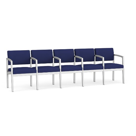 Picture of Lenox Steel 5 Seater with Center Arms