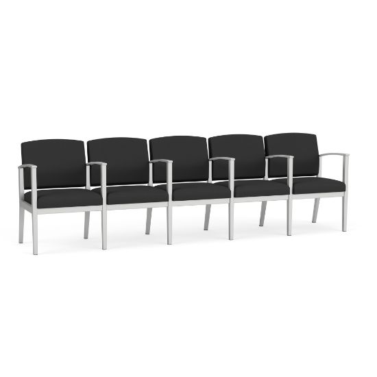 Picture of Amherst Steel 5 Seater with Center Arms