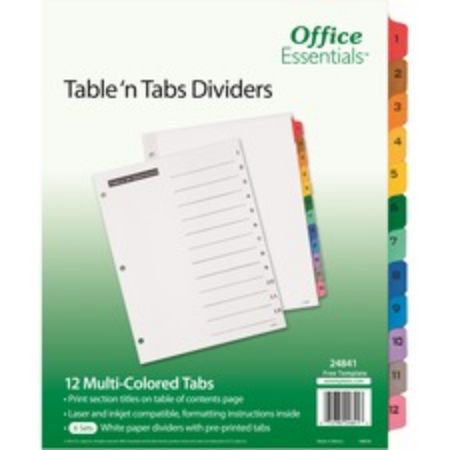 Picture for category Pre-printed Index Dividers